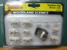ชุดหมู (Yorkshire Pigs) 12 ตัว (Woodland)