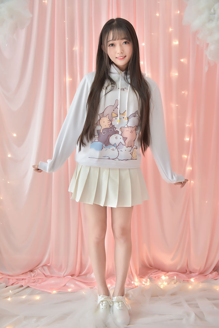 เสื้อกันหนาว ลาย Neko Atsume