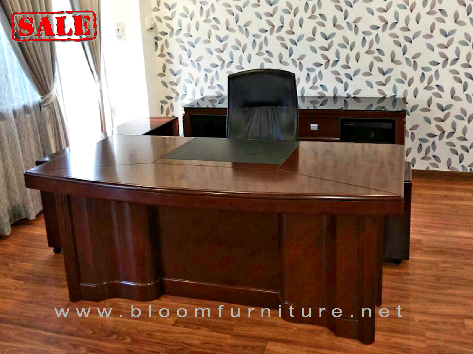 *พร้อมส่ง* โต๊ะทำงานผู้บริหาร ตัวแอล รุ่น Shophin ขนาด 2 เมตร / Executive Desk with L shape size 2 m.