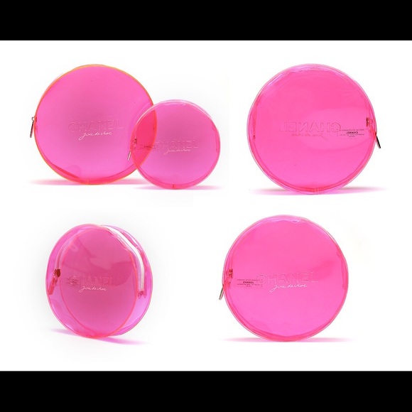 CHANEL Joie De Vivre Hot Pink Cosmetic Bag