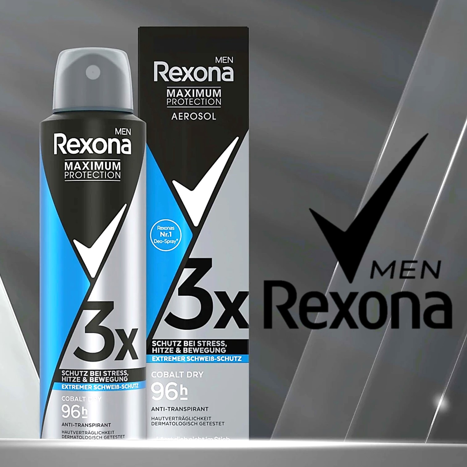 Rexona Men Maximum Protection 3X Clean Scent 96h Anti Perspirant Spray 150ml สเปรย์ระงับกลิ่นกายกลิ่นหอมใหม่สุดพิเศษสินค้านำเข้าจากต่างประเทศของแท้พร้อมส่ง