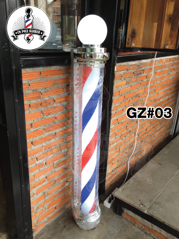 ไฟหมุน บาร์เบอร์ วินเทจ GZ#03 ขนาด 130 cm.