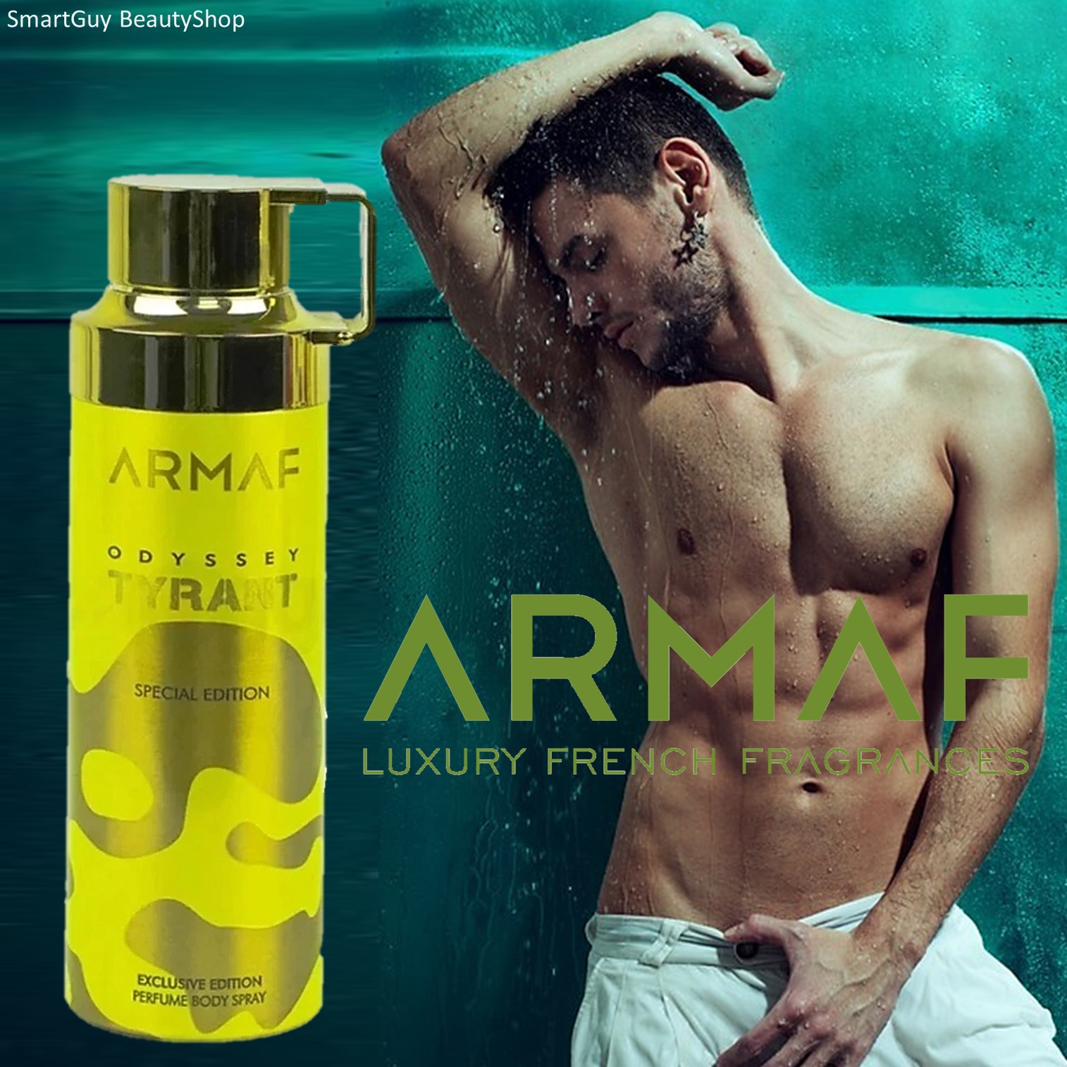 ARMAF ODYSSEY TYRANT PERFUME BODY SPRAY FOR MEN 200ML สเปรย์ระงับกลิ่นกายสำหรับผู้ชายกลิ่นหอมสุดพิเศษจากต่างประเทศของแท้พร้อมส่ง