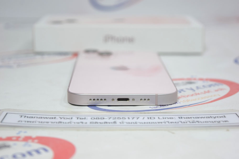 ขาย iPhone 13 128GB Pink สภาพไร้รอย ครบกล่อง ศูนย์ไทย แบตยังดีมาก 90%