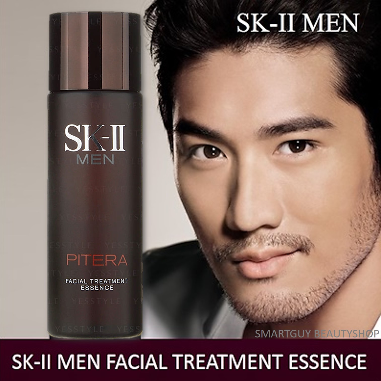 SK-II Men Facial Treatment Essence 75ml เอสเซ้นต์สำหรับดูแลผิวหน้าผู้ชายสูตรพรีเมี่ยม สินค้านำเข้าจากต่างประเทศ