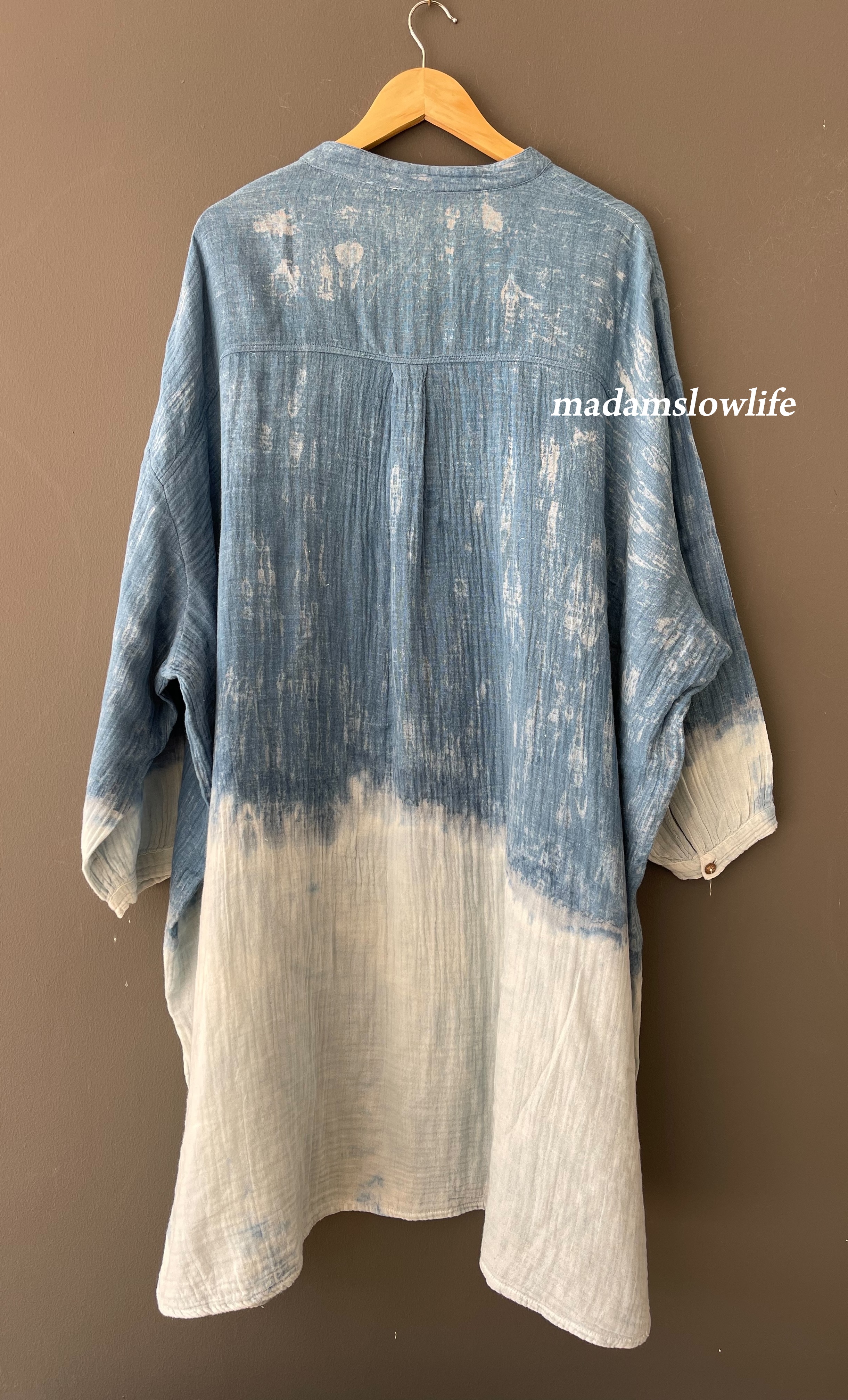 ชุดแซกมัดย้อมสีปลอดสารพิษ ผ้าคอตตอน 100% (ผ้าสาลู มีเทคเจอร์)