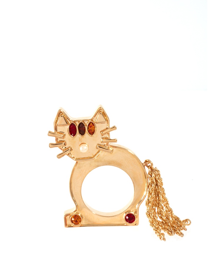 Gold Cat Ring