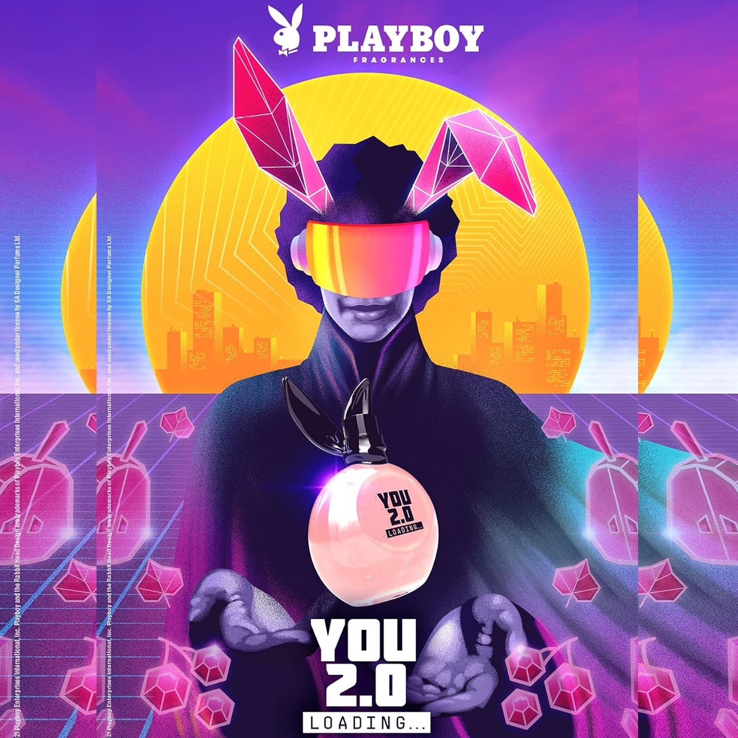 Playboy You 2.0 Loading Eau de Toilette 60ml For Her น้ำหอมลิขสิทธิ์แท้กลิ่นใหม่ล่าสุดรุ่นพิเศษจากเพลย์บอยสินค้านำเข้าจากต่างประเทศพร้อมส่ง