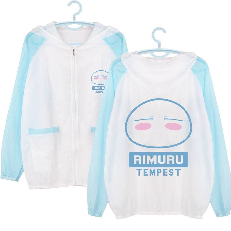 เสื้อแจ็คเก็ตกันแดด+กันละอองฝน ลาย Rimuru Tempest เกิดใหม่ทั้งทีก็เป็นสไลม์ไปซะแล้ว