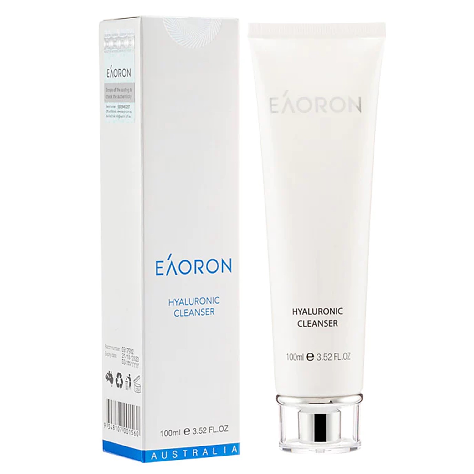 Eaoron Hyaluronic Cleanser 100ml คลีนเซอร์ทำความสะอาดผิวหน้าสูตรพิเศษจากออสเตรเลียของแท้พร้อมส่ง