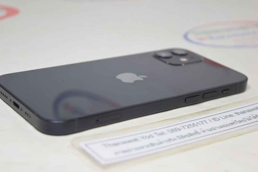 ขาย iPhone 12 64GB Black ศูนย์ไทย TH เครื่องสวย ไม่เคยซ่อม แบตดี ขายด่วน