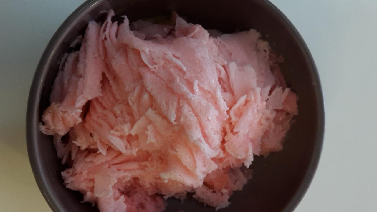 ผงนมน้ำแข็งใสเกล็ดหิมะสำเร็จรูป น้ำแข็งใส ปุยนุ่น รสสตอเบอรี่