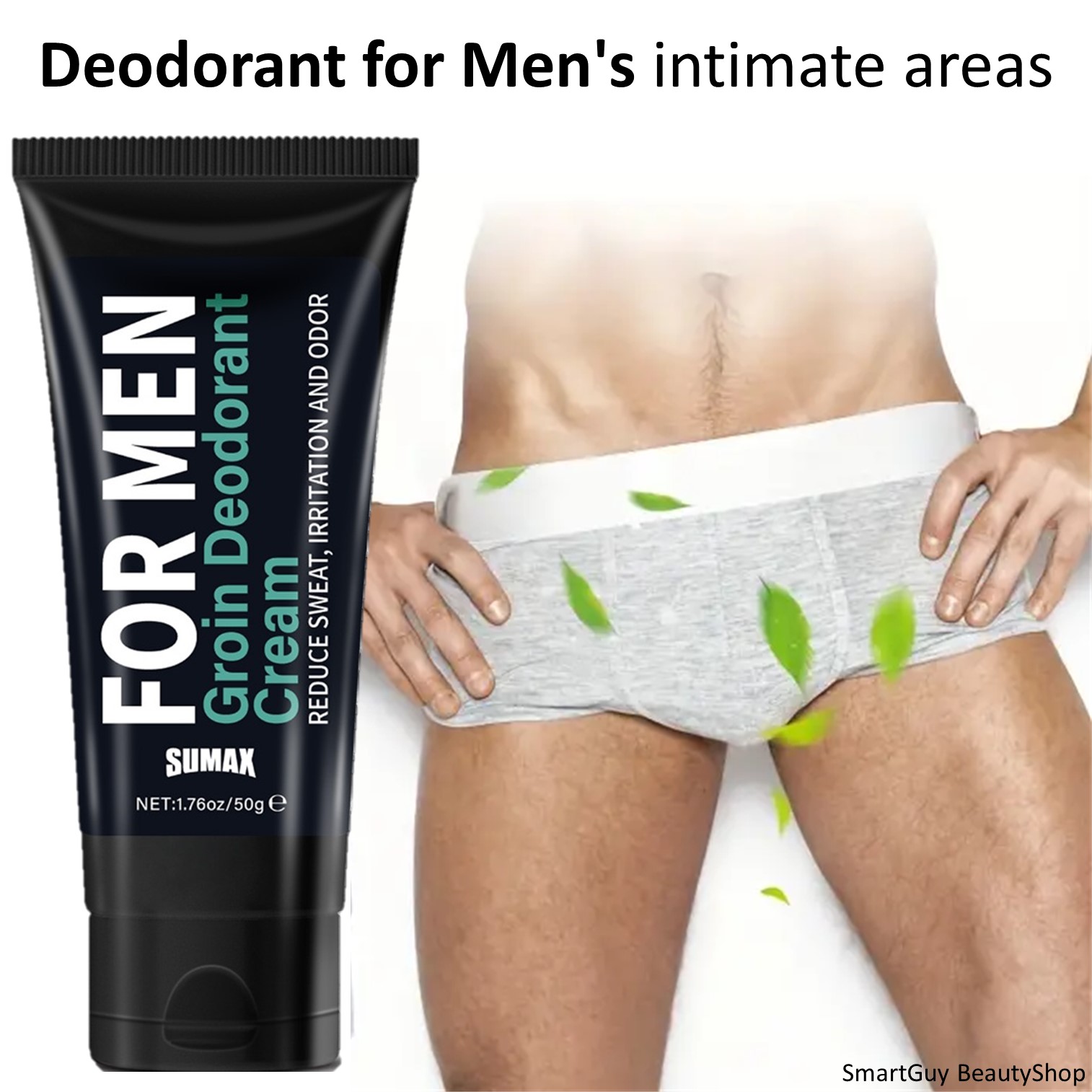 Sumax for men froin deodorant cream 50g ผลิตภัณฑ์ระงับกลิ่นบริเวณจุดซ่อนเร้นสำหรับผู้ชายเสริมความมั่นใจได้นานตลอดวัน