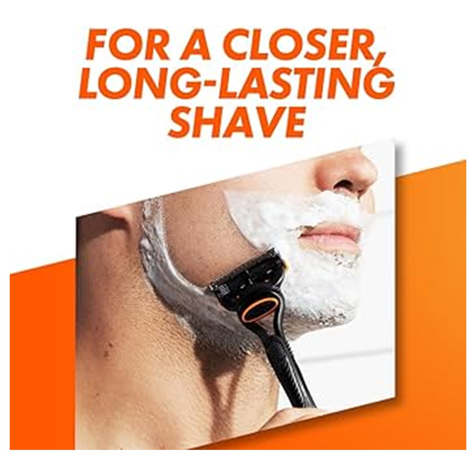 Gillette Fusion 5 Manual Mens Shaving Razor ชุดใบมีดโกนหนวดแบบ5ชั้นพร้อมด้ามจับรุ่นพิเศษจากยิลเล็ตสินค้านำเข้าจากต่างประเทศพร้อมส่ง