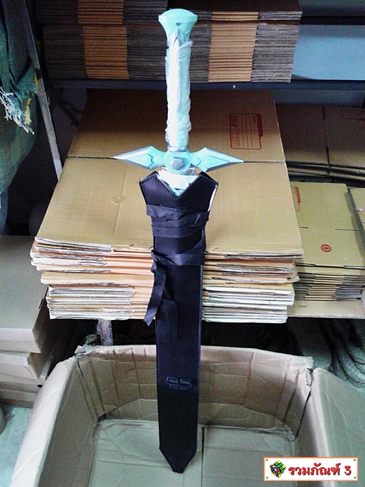 ดาบคอสเพลย์ Sword Art Online ดาบคิริโตะ (Dark Repulser) สีเขียว