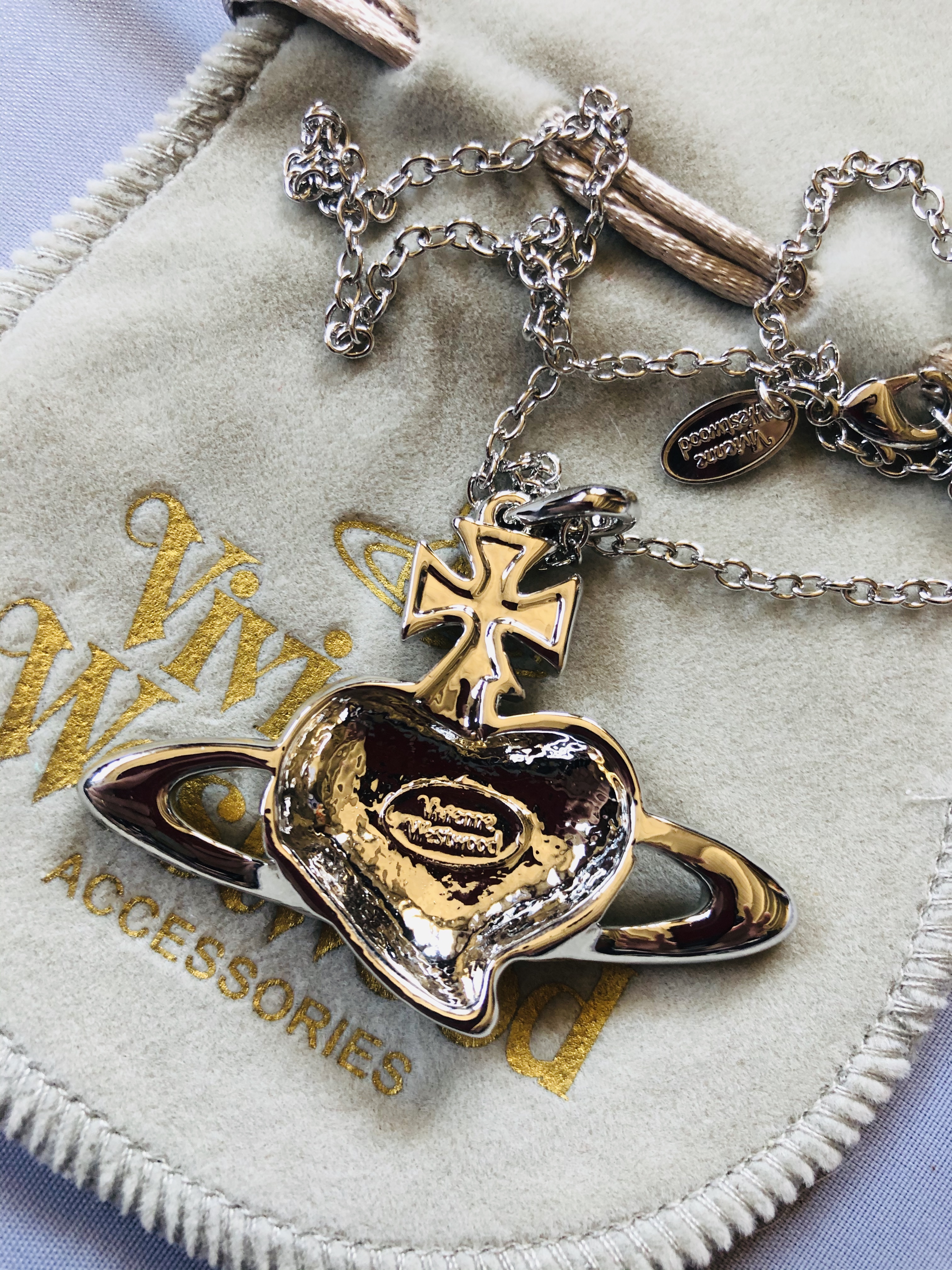 Vivienne Westwood Heart Orb Necklace