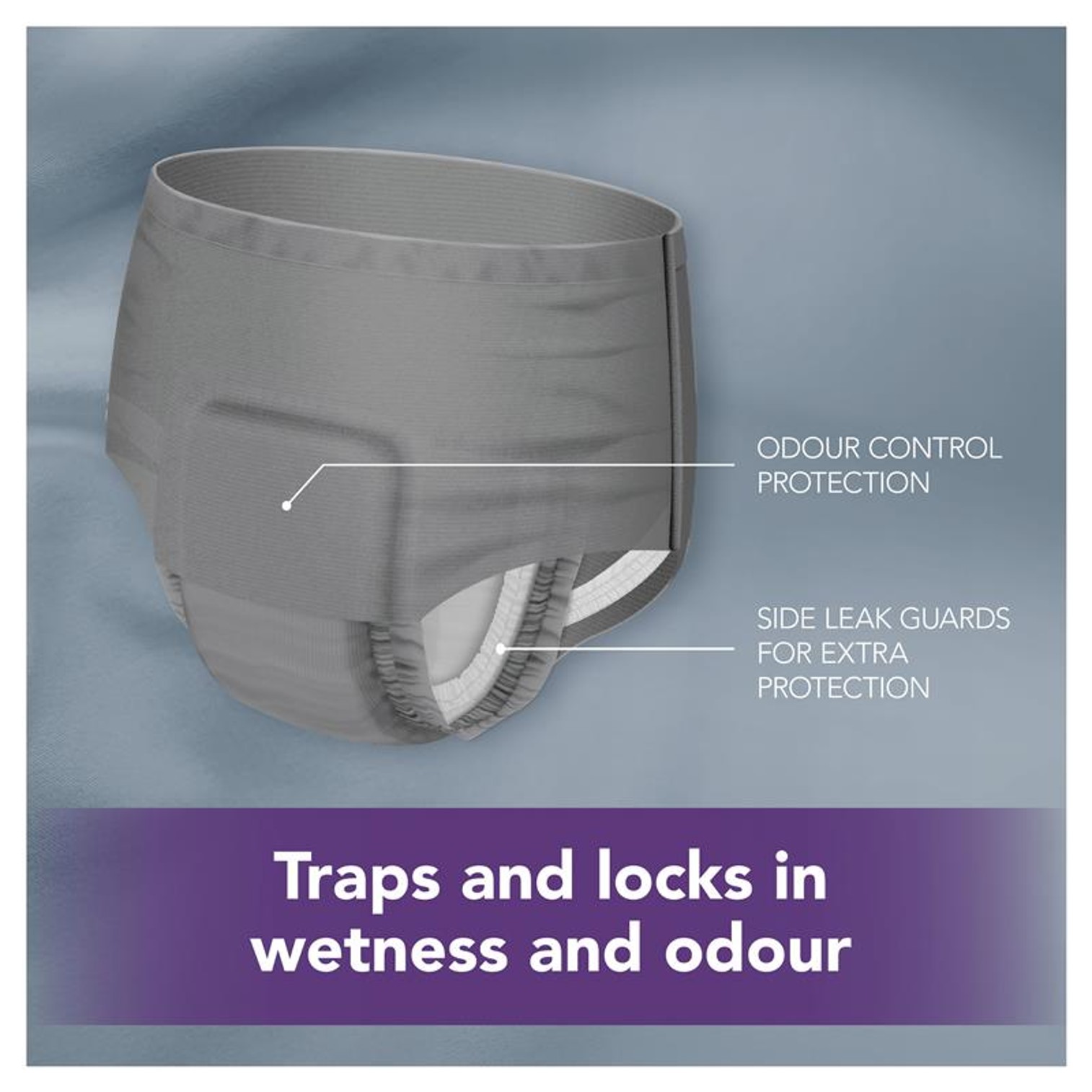 Depend Real Fit Men's Night Defence Underwear 8 Pack กางเกงผ้าอ้อมสำเร็จรูปสำหรับผู้ชายสินค้านำเข้าจากออสเตรเลียพร้อมส่ง