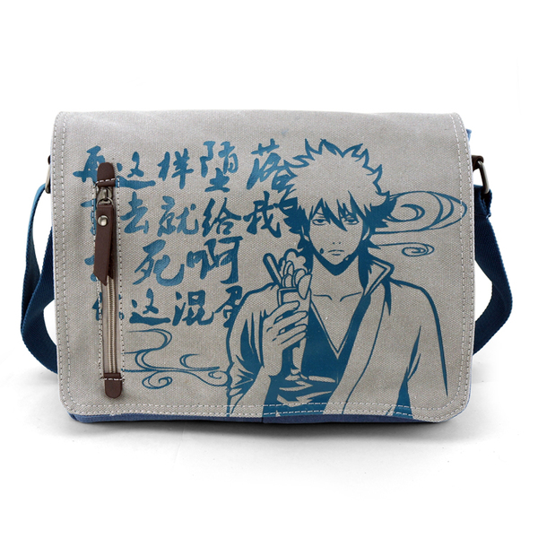 กระเป๋าสะพายผ้าใบ ลาย Gintama