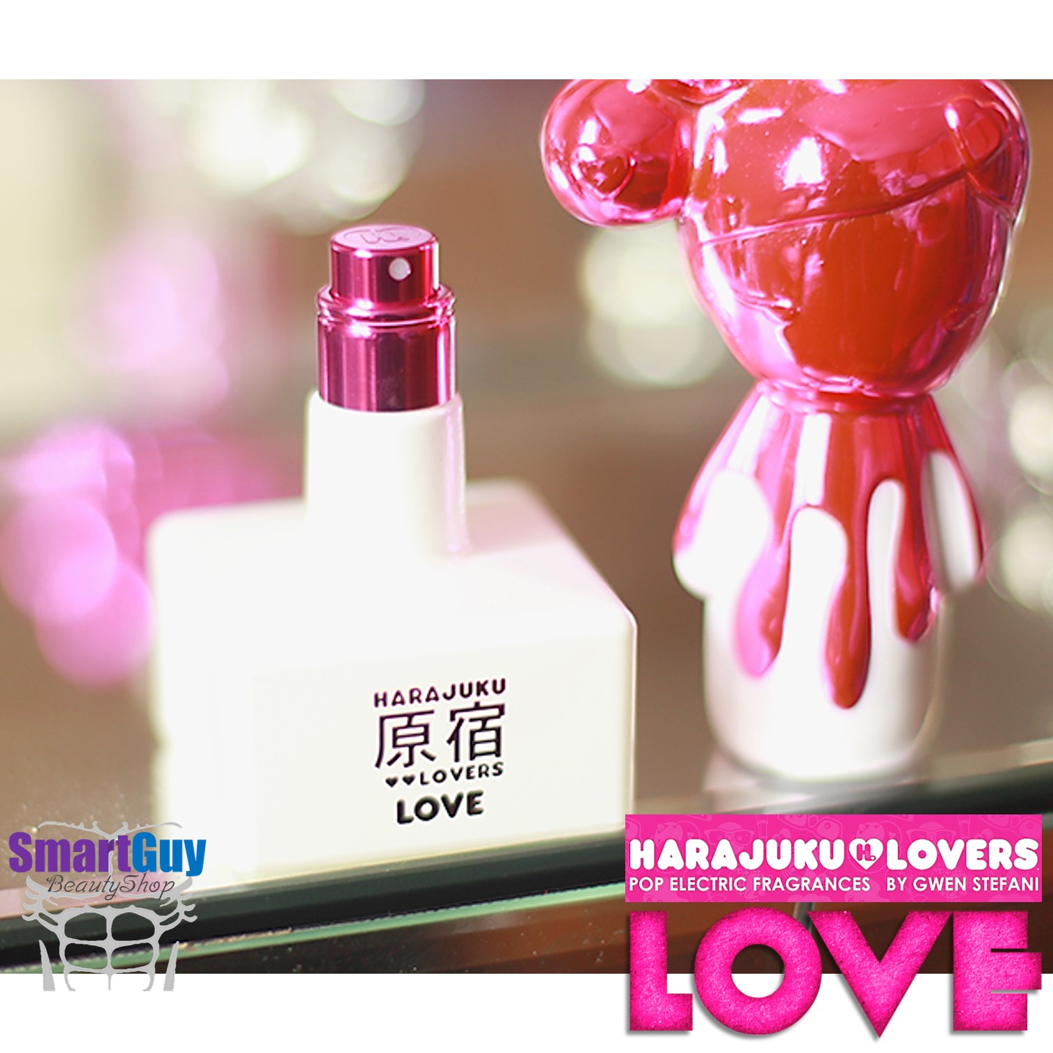HARAJUKU LOVERS BY GWEN STEFANI POP ELECTRIC LOVE Eau De Parfum Spray Vaporisateur 50ml. น้ำหอมลิขสิทธิ์แท้จากนักร้องสาวเกว็น สเตฟานี่กลิ่นหอมหวานผสานความเย็นสุดคูล สำหรับสาวที่มาพร้อมความสนุกสนานมั่นใจแอบเซ็กซี่เบาๆ สินค้านำเข้าของแท้ 100%