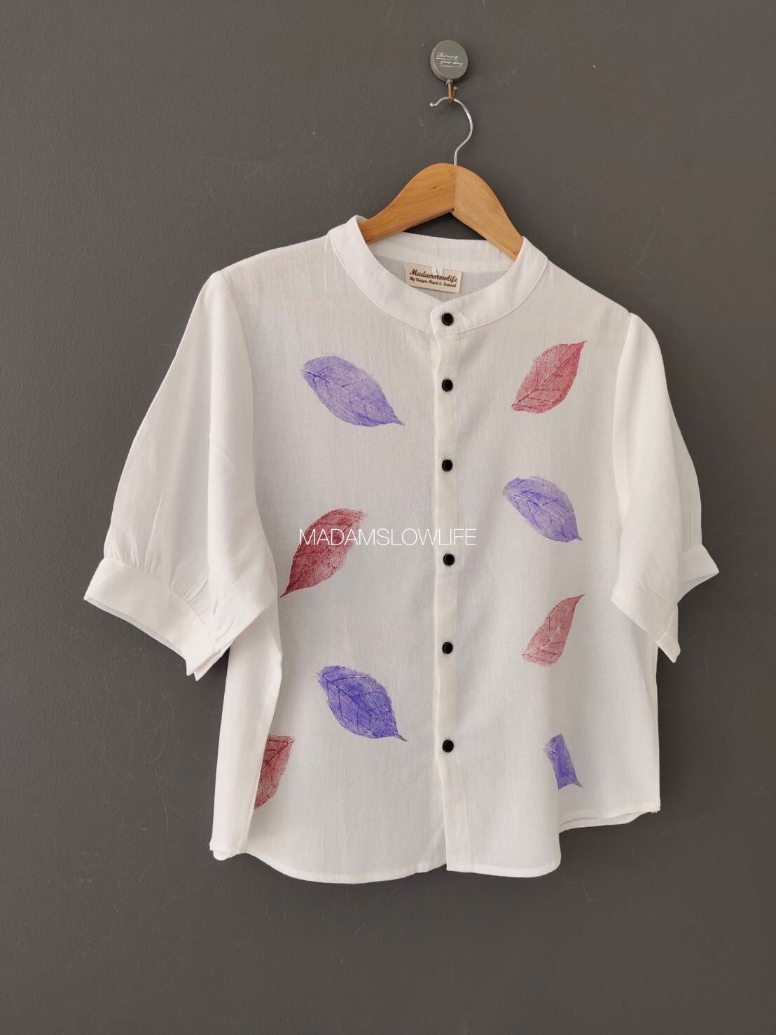 เสื้อผู้หญิงพิมพ์ใบไม้ Size: L XL 2XL 3XL