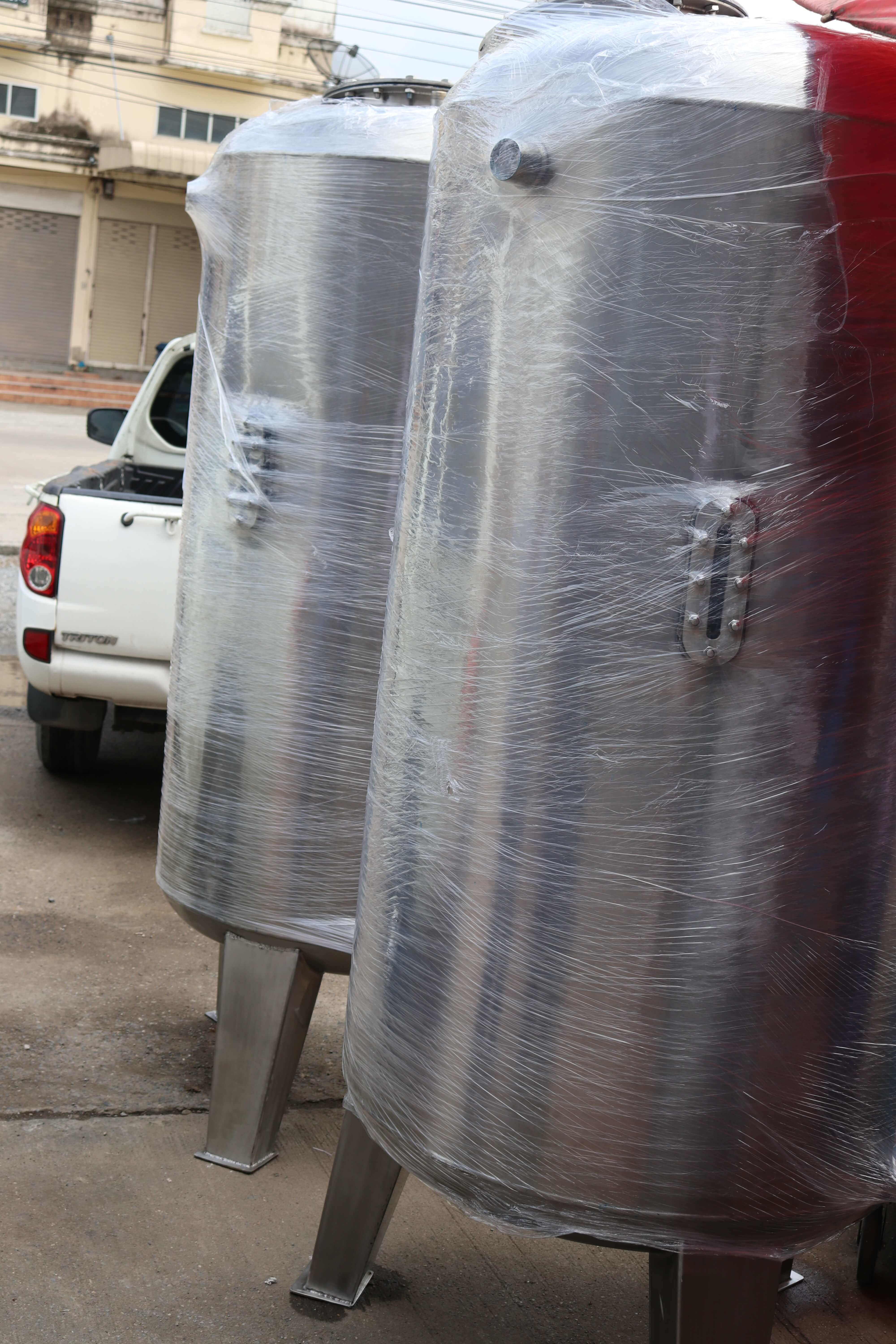 ถังกรองสแตนเลส26นิ้ว65ซม.x150ซม.x2มม