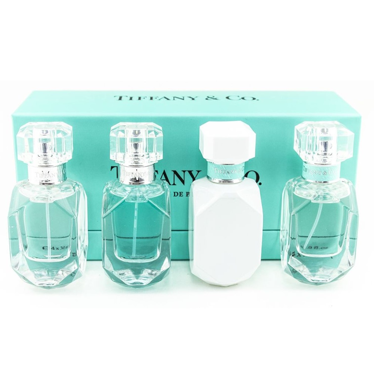 Tiffany & Co. Eau de Parfum Miniature Travel Set 4x 30ml for Women เซ็ตน้ำหอมสำหรับผู้หญิงกลิ่นพิเศษจากต่างประเทศพร้อมส่ง