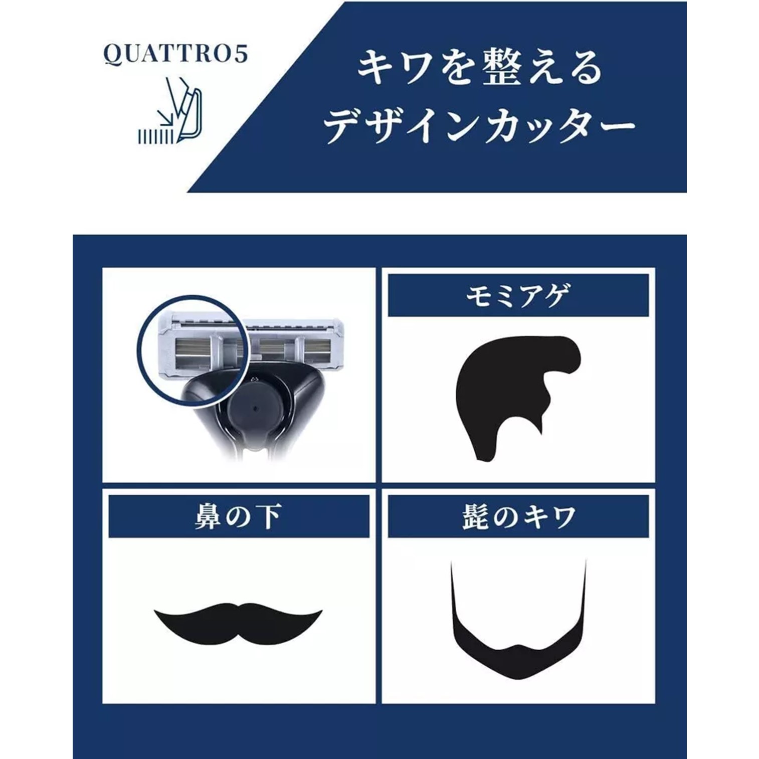 Schick Quattro 5 Titanium Holder (with blade + 1 replacement blade) shaving razor ชุดมีดโกนหนวดรุ่นพิเศษของแท้จากญี่ปุ่นพร้อมส่ง