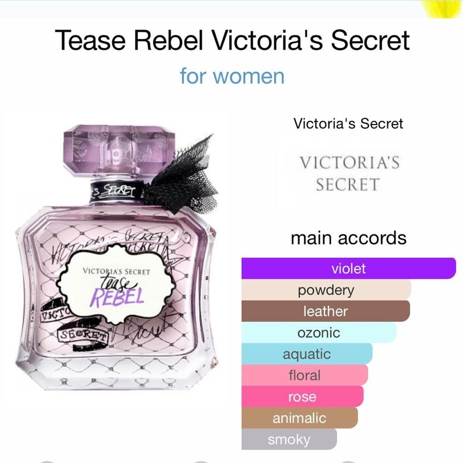 VICTORIA’S SECRET TEASE REBEL EDP FOR WOMEN 100ml น้ำหอมผู้หญิงกลิ่นหอมหวานหรูหราไฮโซจากวิคตอเรียซีเคร็ท