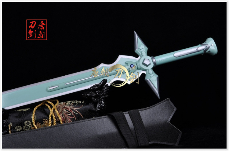 ดาบคอสเพลย์ Sword Art Online ดาบคิริโตะ (Dark Repulser) สีเขียว