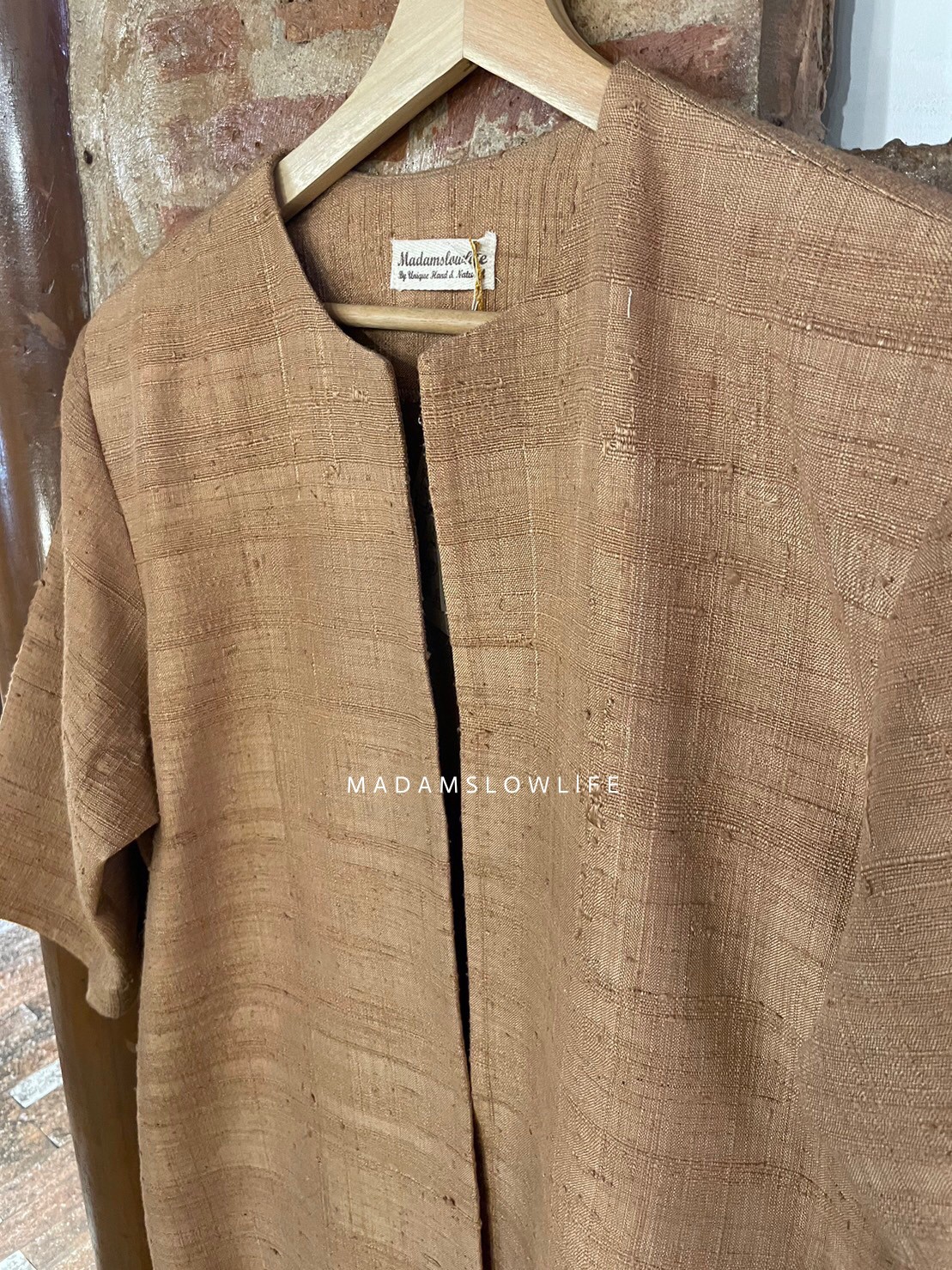 ชุดเสื้อคลุมยาวผ้าไหม