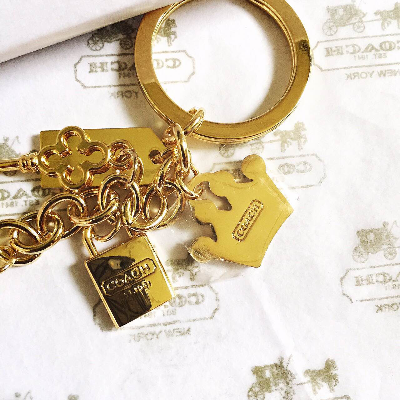 Coach พวงกุญแจพรีเมี่ยมนิตยสาร