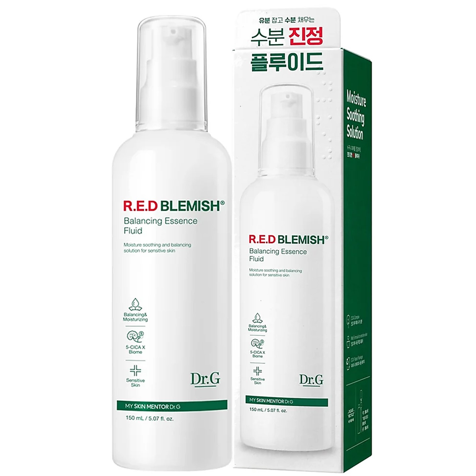 Dr.G R.E.D Blemish Balancing Essence Fluid 150ml ผลิตภัณฑ์บำรุงผิวหน้าสูตรสารสกัดใบบัวบกสินค้านำเข้าจากเกาหลีของแท้พร้อมส่ง