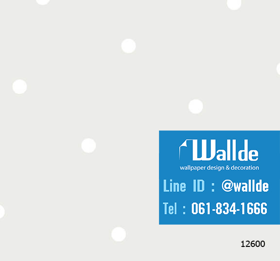 วอลเปเปอร์ห้องเด็ก วอลเปอร์ลายการ์ตูน ลายจุด