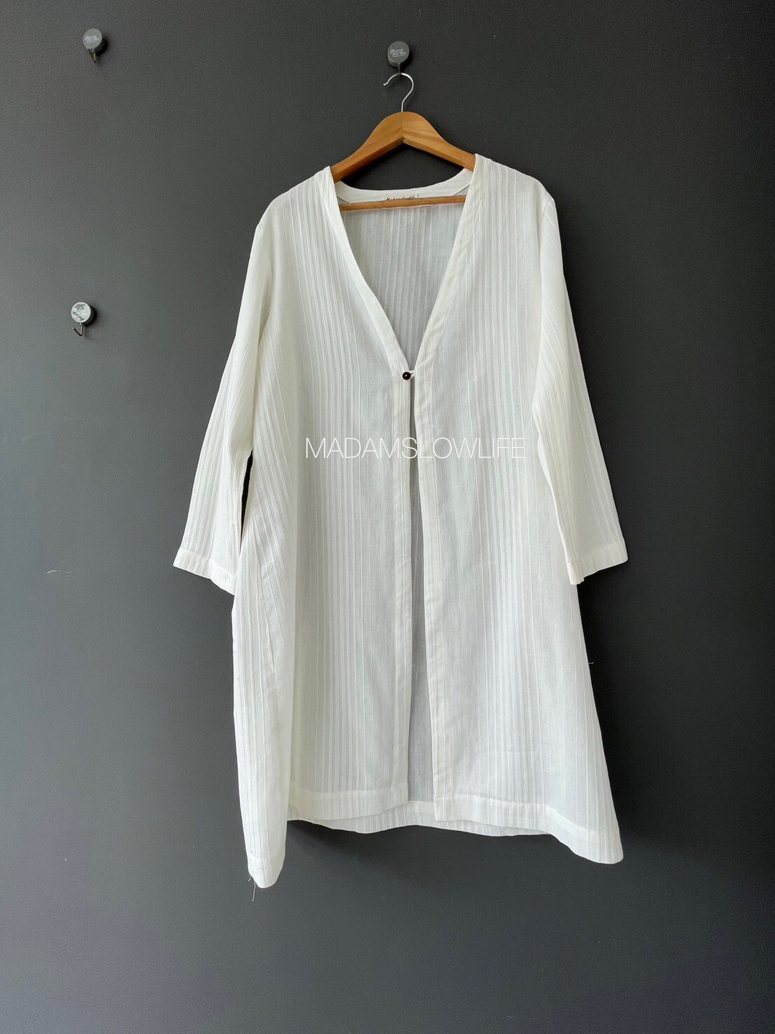 เสื้อคลุม Size F อก 36-44 นิ้ว แขนยาว 23 นิ้ว ยาว 41 นิ้ว (รับผลิตออเดอร์)