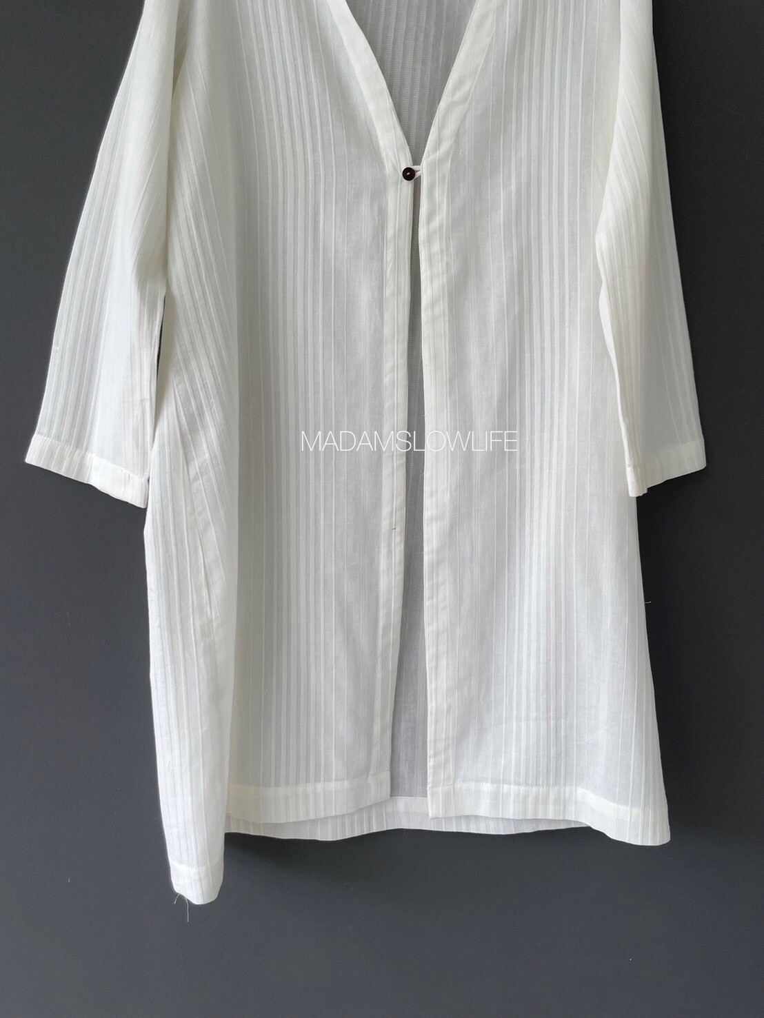 เสื้อคลุม Size F อก 36-44 นิ้ว แขนยาว 23 นิ้ว ยาว 41 นิ้ว (รับผลิตออเดอร์)