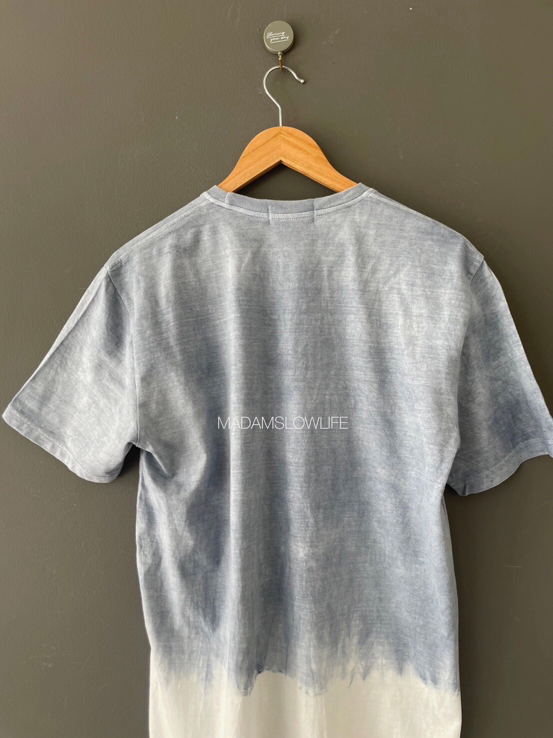 เสื้อยืด ผู้ใหญ่ พิมพ์ลายช้าง มัดย้อมสีธรรมชาติ XS S M L XL 2XL