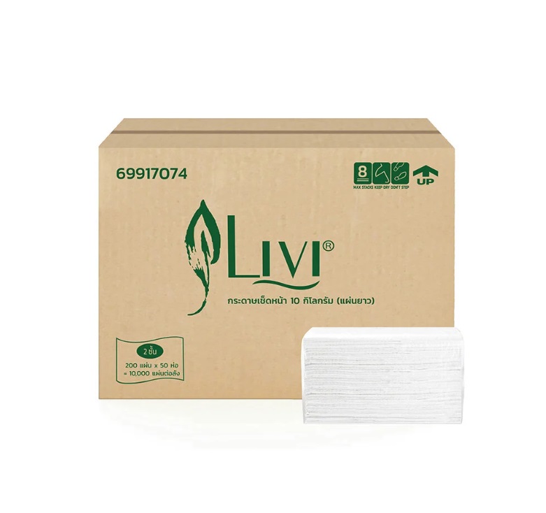 กระดาษเช็ดหน้า ชนิดเติม LIVI
