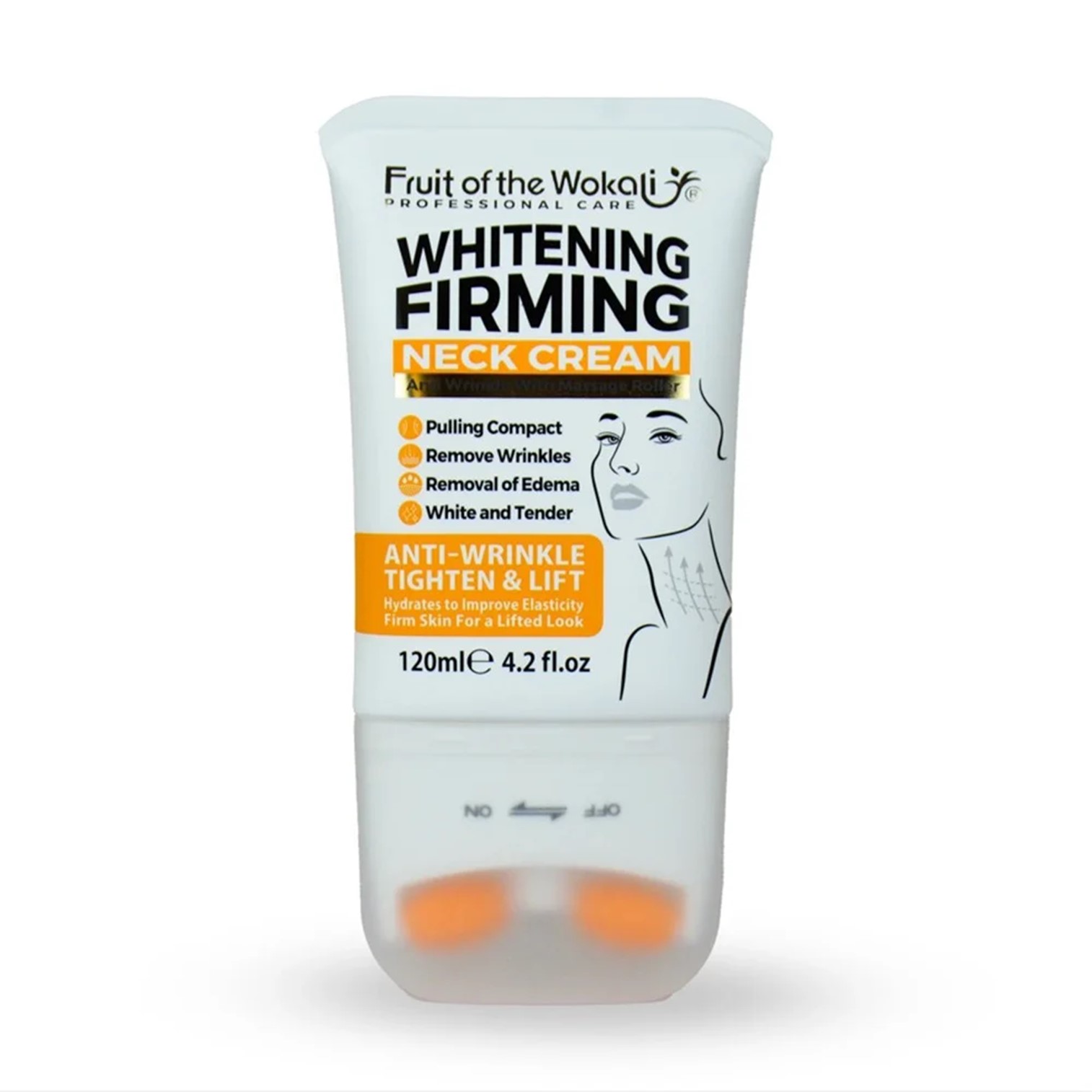 WOKALI Vitamin C FIRMING LIFTING NECK CREAM 120ml ผลิตภัณฑ์บำรุงผิวบริเวณลำคอสูตรพิเศษจากต่างประเทศของแท้พร้อมส่ง