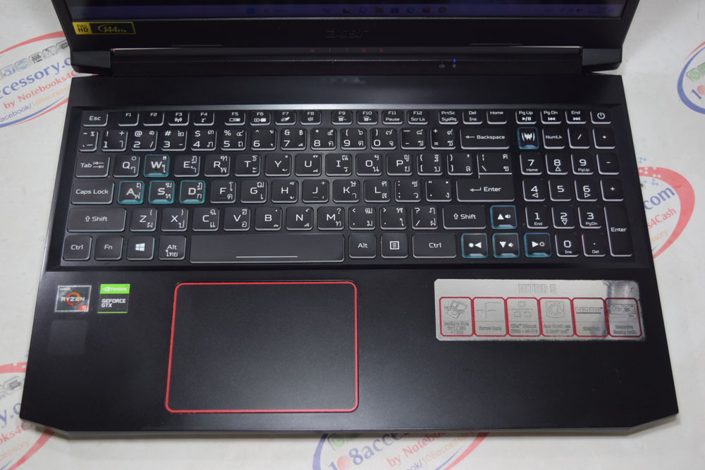 ขาย Gaming Acer Nitro 5 จอ 15.6” 144Hz ซีพียู Ryzen 5 การ์ดจอ GTX 1650 Ti 4GB