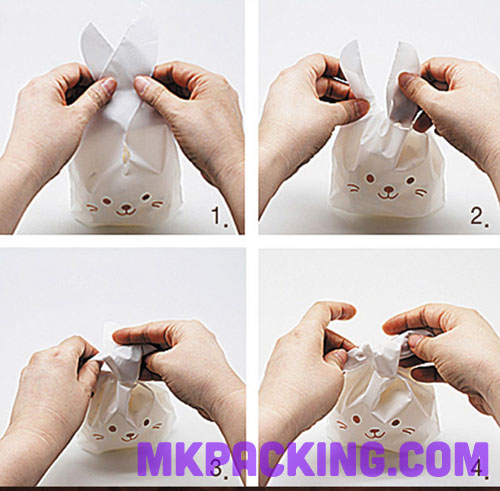 ถุงหิ้วในตัว ลายการ์ตูน