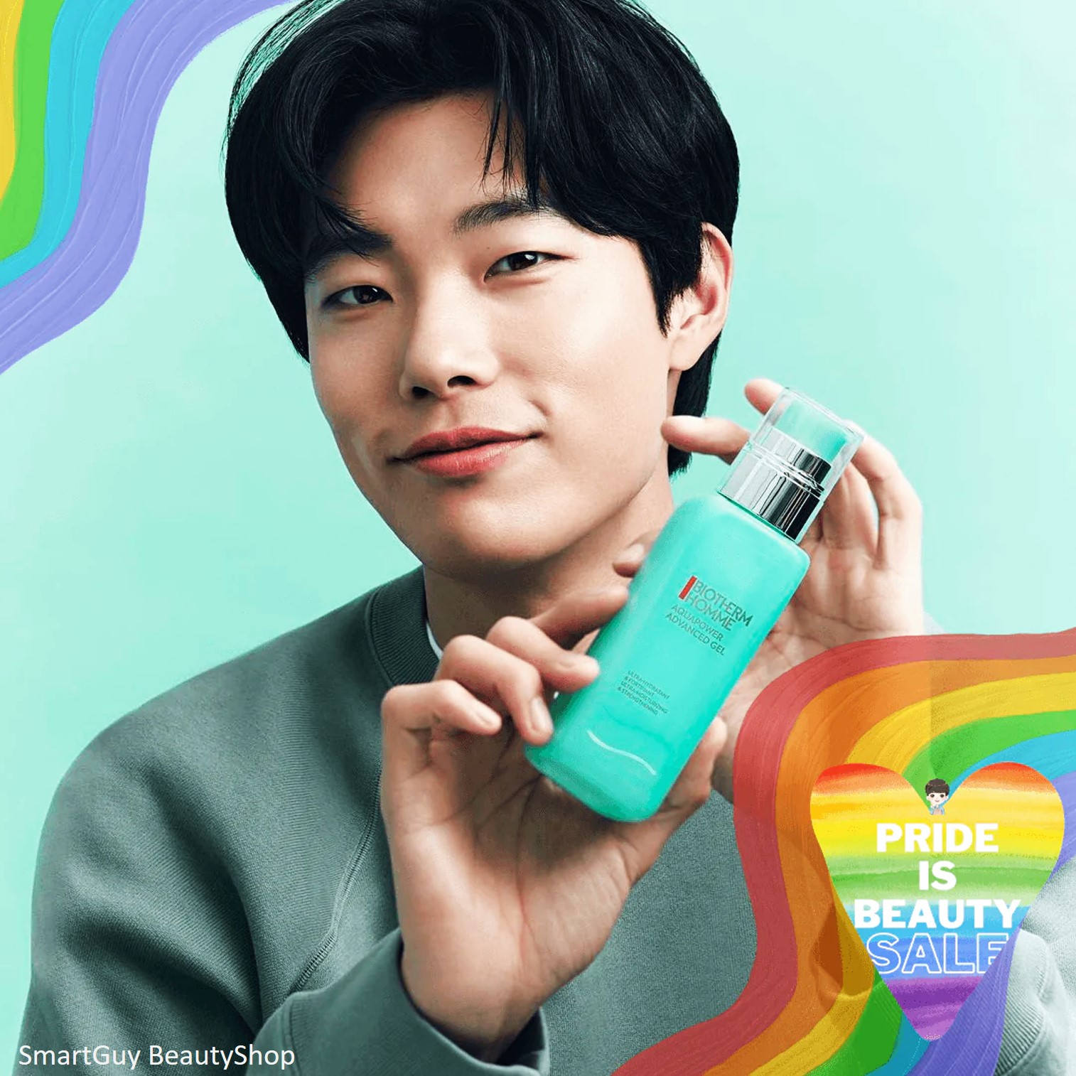 BIOTHERM HOMME AQUAPOWER ADVANCED GEL 75ml ผลิตภัณฑ์บำรุงผิวหน้าผู้ชายสูตรพิเศษเพื่อผิวแลดูอ่อนกว่าวัย