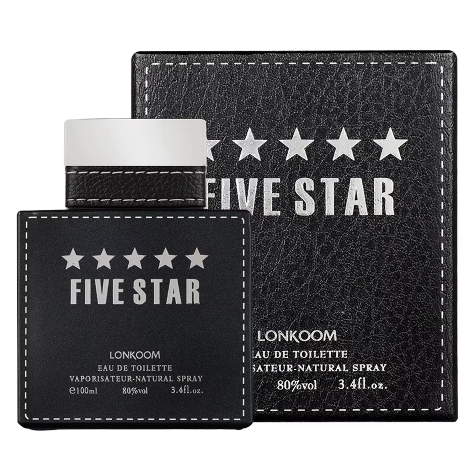 Lonkoom Five Star Fragrance Professional Eau De Toilette for Men 100ml น้ำหอมผู้ชายกลิ่นหอมสุดพิเศษรับประกันลิขสิทธิ์ของแท้นำเข้าจากต่างประเทศพร้อมส่ง