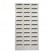 ตู้ล็อกเกอร์เหล็ก 33 บานประตูเจาะช่อง+ กุญแจ