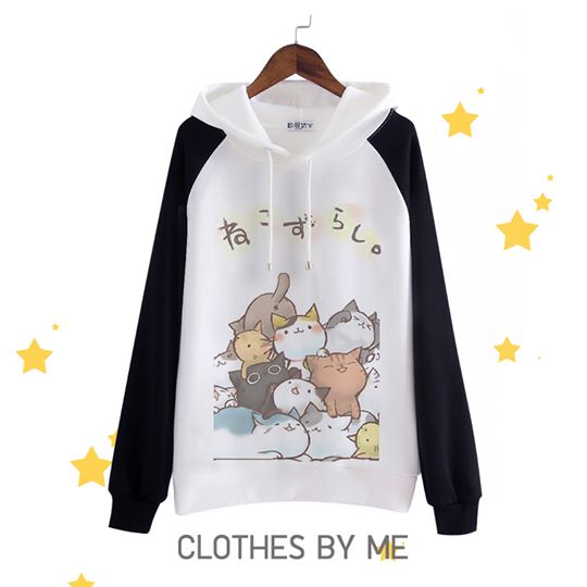 เสื้อกันหนาว ลาย Neko Atsume