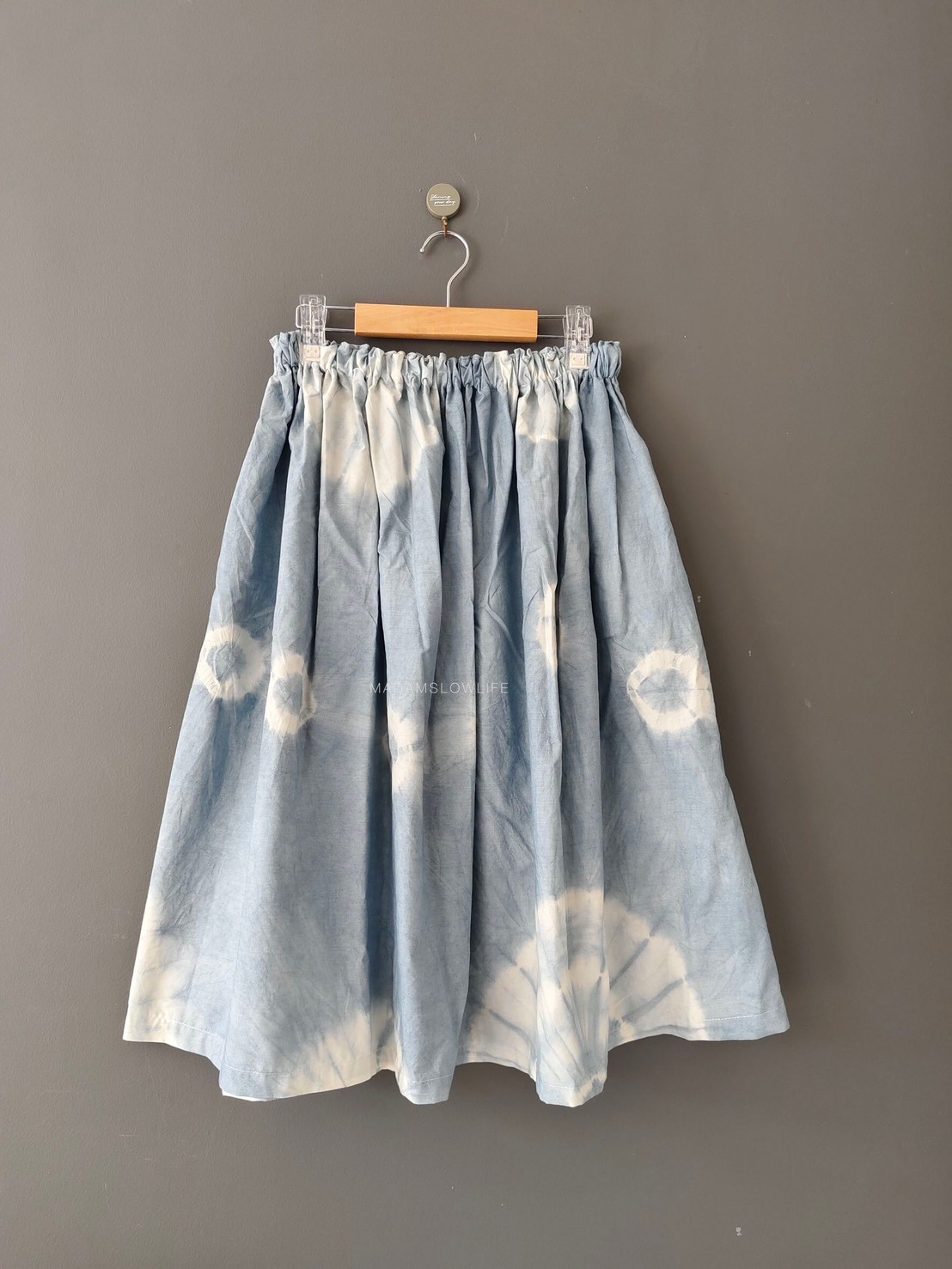 กระโปรงเจ้าหญิง Size : F มัดย้อมสีธรรมชาติ มี 3 สี