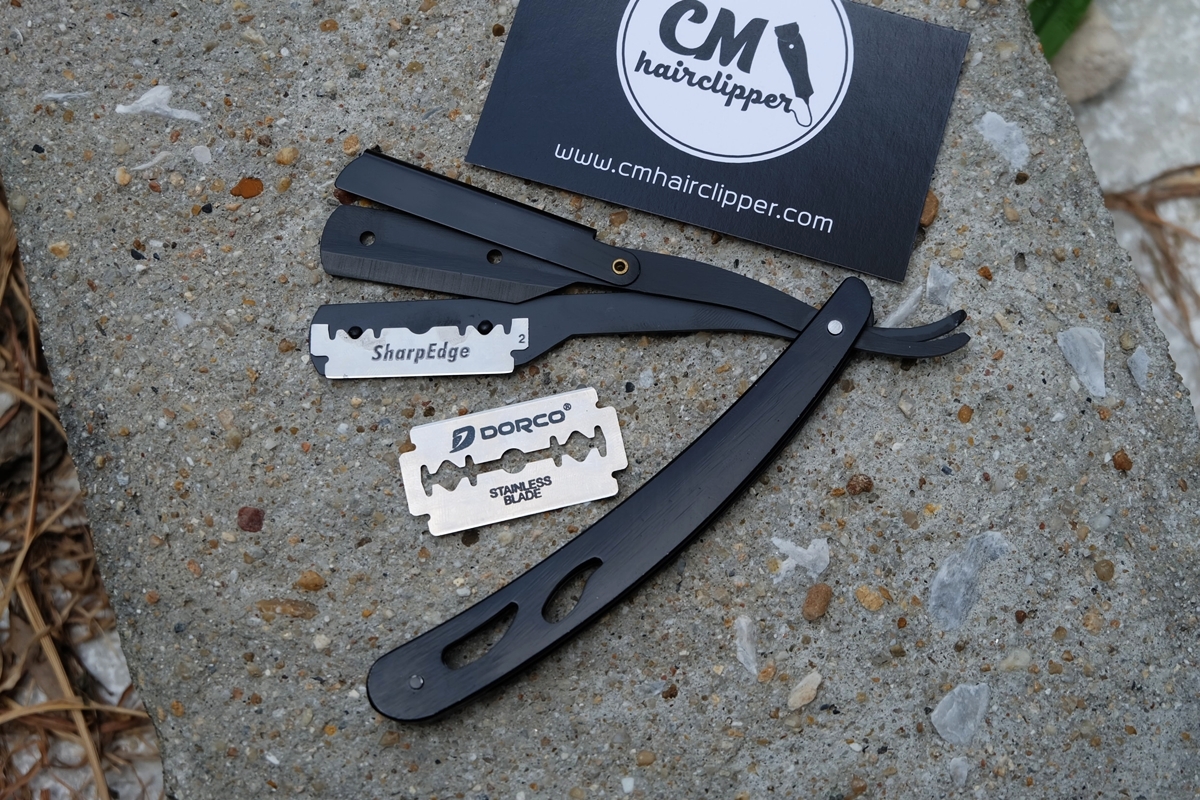 มีดโกนพับ Vintage Razor Black