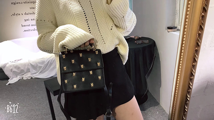 Zara Metallic Bug Detail Crossbody Bag