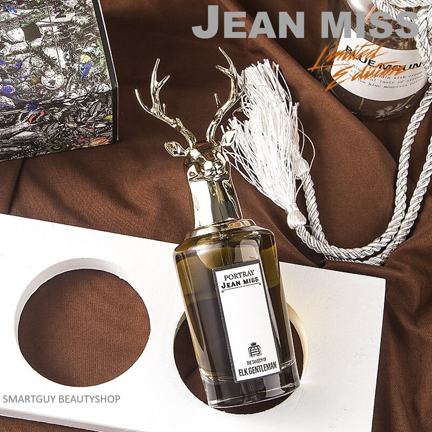 JEAN MISS The Handsome Of ELK Gentleman 80ml น้ำหอมผู้ชายลิขสิทธิ์แท้กลิ่นไฮโซหรูหราอบอุ่นผสานความเซ็กซี่น่าหลงใหล