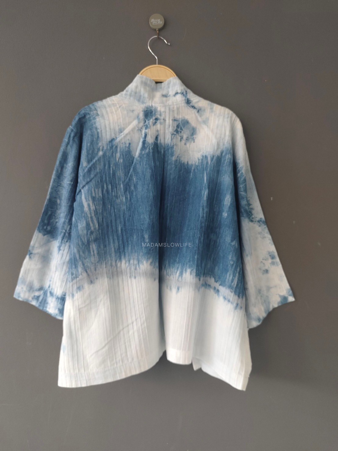 เสื้อคลุมยูกาตะ มี 3 สีคราม น้ำตาล เขียวขี้ม้า size: F