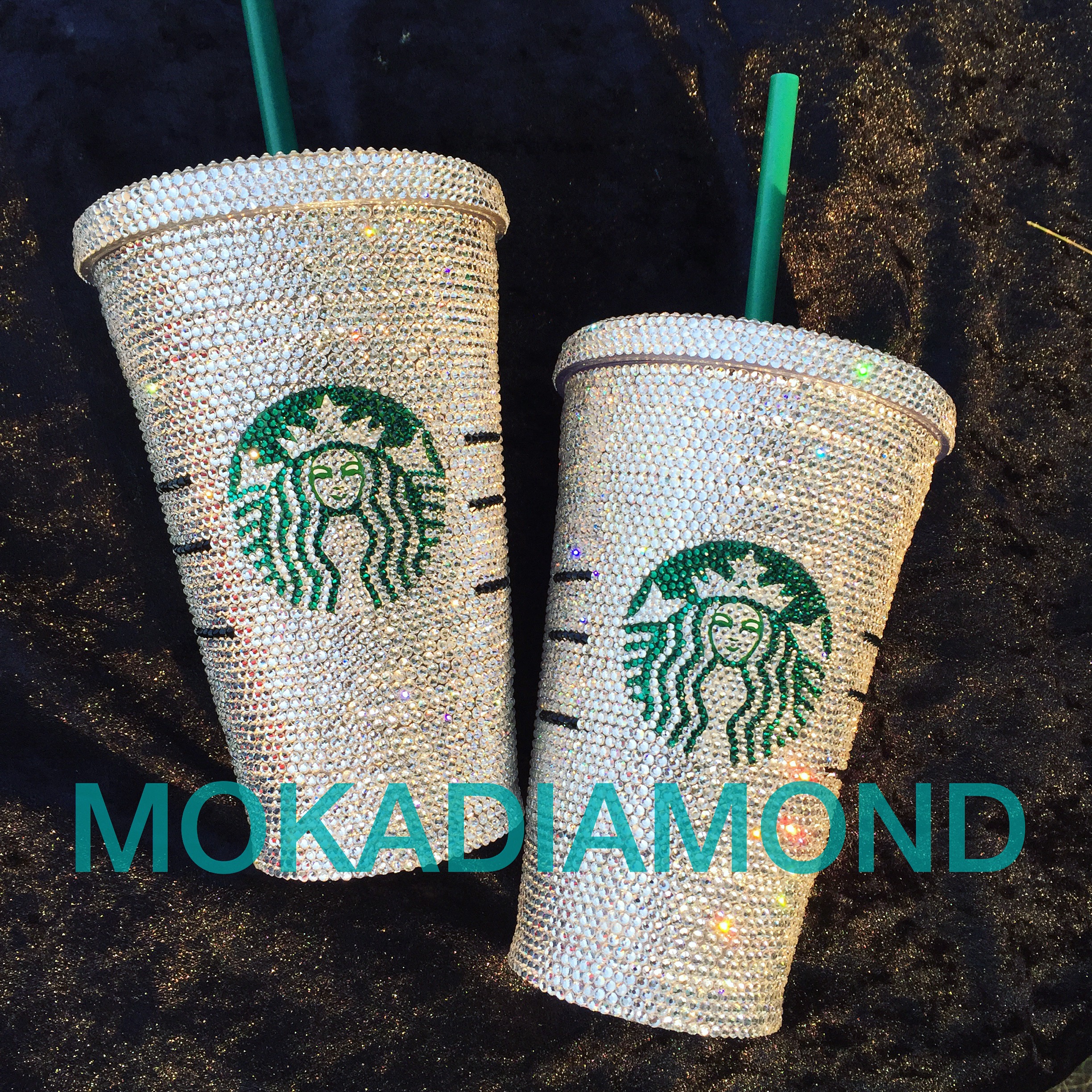 แก้ว Starbucksติดเพชร ขนาด 16 Oz. Grande size